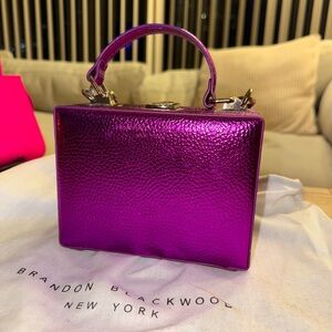 Brandon Blackwood Mini Kendrick Trunk in Metallic Purple
